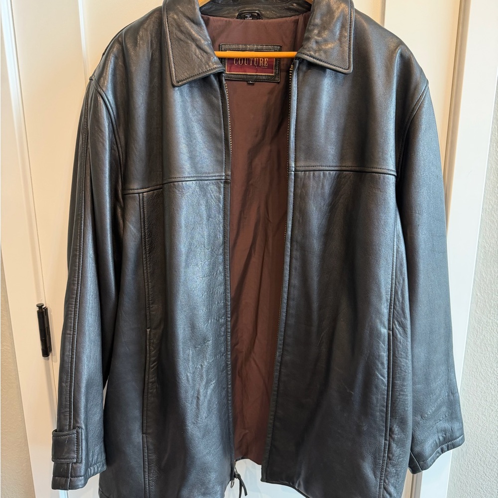 Men’s Black Lamb Leather Jacket